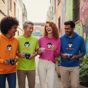 Miss Marmalade Monkey Face Hoodie